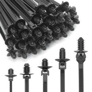 150 PCS Push Mount Zip Ties-5 Types, Nylon Car Mount Wire Tie Snap in Cable Zip Ties, Black Push Mount Cable Ties Automotive Zips Tie Fastener Wire Harness Clips for Wire Tying 150 PCS Push Mount Zip Ties-5 Types, Nylon Car Mount Wire Tie Snap in Cable Zip Ties, Black Push Mount Cable Ties Automotive Zips Tie Fastener Wire Harness Clips for Wire Tying