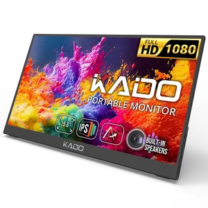 15.6-Inch Portable Monitor for Laptop FHD 1920x1080 IPS Second Display Laptop Screen Extender Dual USB Type-C HDMI Kickstand Built-in Speakers for PC, Mac, Tablet, Xbox, PS4/PS5 and Switch 15.6-Inch Portable Monitor for Laptop FHD 1920x1080 IPS Second Display Laptop Screen Extender Dual USB Type-C HDMI Kickstand Built-in Speakers for PC, Mac, Tablet, Xbox, PS4/PS5 and Switch