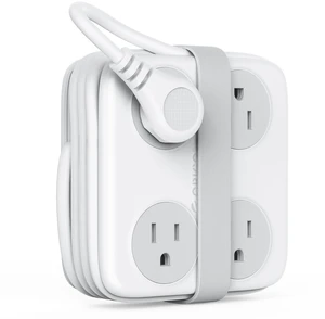 5 Ft Coiled Extension Cord with 8 Outlet & 3 USB Ports Power Strip with Flat Plug, 11 in 1 Charging Station for Home/Office/Dorm -AP3 PRO 5 Ft Coiled Extension Cord with 8 Outlet & 3 USB Ports Power Strip with Flat Plug, 11 in 1 Charging Station for Home/Office/Dorm -AP3 PRO