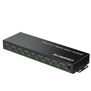 4K@60Hz HDMI 2.0 Splitter 1 in 8 Out, Mirror Only Not Extended Display, HDMI 2.0 Splitter, Support HDMI2.0, HDCP2.2, Auto Downscaling, Deep Color Mode at up to 36 bits, CEC 4K@60Hz HDMI 2.0 Splitter 1 in 8 Out, Mirror Only Not Extended Display, HDMI 2.0 Splitter, Support HDMI2.0, HDCP2.2, Auto Downscaling, Deep Color Mode at up to 36 bits, CEC