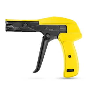 42712 Zip Tie Gun/Cable Tie Install Tool, Adjustable Tension with Built-In Cutter, for Nylon Ties up to 1/4- Yellow 42712 Zip Tie Gun/Cable Tie Install Tool, Adjustable Tension with Built-In Cutter, for Nylon Ties up to 1/4- Yellow