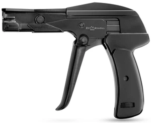 42708 Zip Tie Gun/Cable Tie Install Tool, Adjustable Tension with Built-In Cutter, for Nylon Ties up to 1/4- Black 42708 Zip Tie Gun/Cable Tie Install Tool, Adjustable Tension with Built-In Cutter, for Nylon Ties up to 1/4- Black