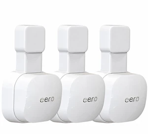 Wall Mount Only for eero 6 & 6+ mesh Wi-Fi System (NOT for Pro 6/Pro 6E), Space Saving& Easily Be Moved Mount Bracket Holder for eero 6 Extender (3 Pack) Wall Mount Only for eero 6 & 6+ mesh Wi-Fi System (NOT for Pro 6/Pro 6E), Space Saving& Easily Be Moved Mount Bracket Holder for eero 6 Extender (3 Pack)