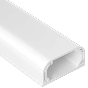 Wire Covers for 2 Cords TV on Wall, 47in Paintable Cable Hider, Medium Cable Management Kit, Cord Hiding for Wall White, W0.95in H0.47in Wire Covers for 2 Cords TV on Wall, 47in Paintable Cable Hider, Medium Cable Management Kit, Cord Hiding for Wall White, W0.95in H0.47in