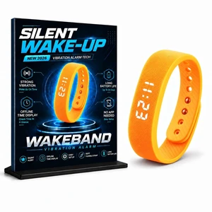 Vibrating Alarm Watch for Heavy Sleepers,Silent Wake up Alarm Wrist Powerful Wrist Vibrating Alarm,For Hearing impaired,20-Day Battery,Comfort Silicone Loop,Ideal For Couples,Shared SpaceDorms Vibrating Alarm Watch for Heavy Sleepers,Silent Wake up Alarm Wrist Powerful Wrist Vibrating Alarm,For Hearing impaired,20-Day Battery,Comfort Silicone Loop,Ideal For Couples,Shared SpaceDorms