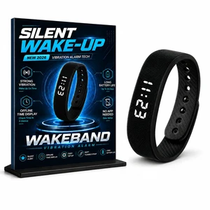 Vibrating Alarm Watch for Heavy Sleepers,Silent Wake up Alarm Wrist Powerful Wrist Vibrating Alarm,For Hearing impaired,20-Day Battery,Comfort Silicone Loop,Ideal For Couples,Shared SpaceDorms Vibrating Alarm Watch for Heavy Sleepers,Silent Wake up Alarm Wrist Powerful Wrist Vibrating Alarm,For Hearing impaired,20-Day Battery,Comfort Silicone Loop,Ideal For Couples,Shared SpaceDorms