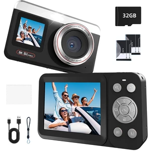 5K Digital Camera for Photography, 80MP Point and Shoot Camera with Auto-Focus, Vlogging Camera for YouTube with Dual Screen, 18X Zoom Travel Photography Equipment for Teens Beginners 5K Digital Camera for Photography, 80MP Point and Shoot Camera with Auto-Focus, Vlogging Camera for YouTube with Dual Screen, 18X Zoom Travel Photography Equipment for Teens Beginners