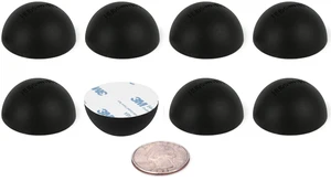 1.25" Platinum Silicone Hemisphere Bumper, Non-Skid Isolation Feet with Adhesive - 20 Duro - 8 Pack 1.25" Platinum Silicone Hemisphere Bumper, Non-Skid Isolation Feet with Adhesive - 20 Duro - 8 Pack