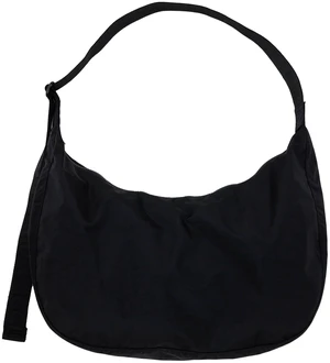 Large Nylon Crescent Bag - Black Large Nylon Crescent Bag - Black