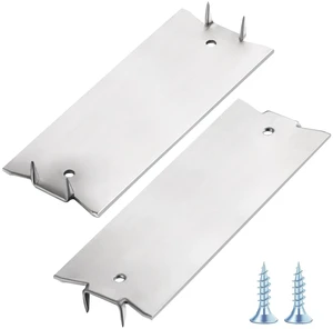 (30 pcs) Stainless Steel 304 1.5X4 Inch 16-Gauge Anti-Nail Protection Plate Shield Stainless Steel, Nail Plate for Wood Studs, Steel Cable Wire Protector Plate with Sharp Pointed Prongs (30 pcs) Stainless Steel 304 1.5X4 Inch 16-Gauge Anti-Nail Protection Plate Shield Stainless Steel, Nail Plate for Wood Studs, Steel Cable Wire Protector Plate with Sharp Pointed Prongs