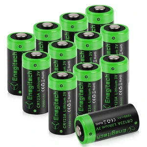 CR123A 3V Lithium Battery, 123 Lithium Batteries 3 Volt 1600mAh for Smart Smoke Detector, Fire Alarm, Flood & Freeze Sensor, Carbon Monoxide Detector Non-Rechargeable 12 Pack CR123A 3V Lithium Battery, 123 Lithium Batteries 3 Volt 1600mAh for Smart Smoke Detector, Fire Alarm, Flood & Freeze Sensor, Carbon Monoxide Detector Non-Rechargeable 12 Pack