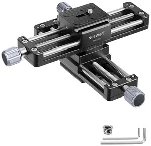 Macro Rail Slider, 4 Axis 360° Rotating Aluminum Alloy Focusing Rail with Arca Type Quick Release Plate 1/4" Screw for Camera Camcorder Tripod Heads Macro Photography Closeups Filming, GM-MP3 Macro Rail Slider, 4 Axis 360° Rotating Aluminum Alloy Focusing Rail with Arca Type Quick Release Plate 1/4" Screw for Camera Camcorder Tripod Heads Macro Photography Closeups Filming, GM-MP3