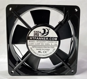 HTA120D110200730 AC Fan for HTA120D110200730 HTA120D110 200730 110V-120V 0.18A 12CM 120×120×25mm 2-Wire Cooling Fan HTA120D110200730 AC Fan for HTA120D110200730 HTA120D110 200730 110V-120V 0.18A 12CM 120×120×25mm 2-Wire Cooling Fan