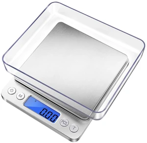 Digital Gram Scale with 2 Trays, 2000g/ 0.1g Small Jewelry Scale, 9 Units Gram Scales Digital Weight Gram and Oz, Tare Function, Digital Herb Scale for Food Digital Gram Scale with 2 Trays, 2000g/ 0.1g Small Jewelry Scale, 9 Units Gram Scales Digital Weight Gram and Oz, Tare Function, Digital Herb Scale for Food