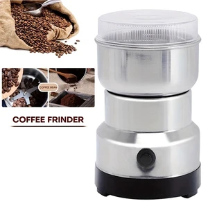 Electric Coffee Grinder, 4-Blade Spice Grinder, Portable Stainless Steel Grain Mill for Coffee Beans, Spices, Nuts, Grains, Dry Herbs Electric Coffee Grinder, 4-Blade Spice Grinder, Portable Stainless Steel Grain Mill for Coffee Beans, Spices, Nuts, Grains, Dry Herbs