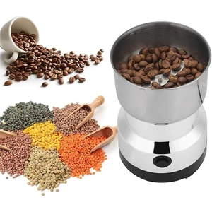 Electric Coffee Grinder, 4-Blade Spice Grinder, Portable Stainless Steel Grain Mill for Coffee Beans, Spices, Nuts, Grains, Dry Herbs Electric Coffee Grinder, 4-Blade Spice Grinder, Portable Stainless Steel Grain Mill for Coffee Beans, Spices, Nuts, Grains, Dry Herbs