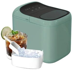 Ice Maker, Portable Mini Ice Maker W/ Basket & Shovel, Fast Ice Making, Bullet Ice Type, 33 lbs of Ice, Portable Ice Machine for Home, Kitchen, Office - Green Ice Maker, Portable Mini Ice Maker W/ Basket & Shovel, Fast Ice Making, Bullet Ice Type, 33 lbs of Ice, Portable Ice Machine for Home, Kitchen, Office - Green