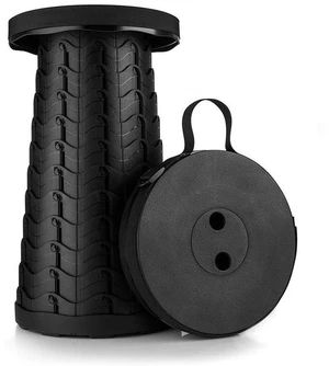 Upgraded Collapsible Stool, 400lbs Max Weight, Lightweight But Sturdy, Portable Retractable Folding Telescoping Foldable Camping Stool for Adults Outdoor Fishing Hiking Travel BBQ (Black) Upgraded Collapsible Stool, 400lbs Max Weight, Lightweight But Sturdy, Portable Retractable Folding Telescoping Foldable Camping Stool for Adults Outdoor Fishing Hiking Travel BBQ (Black)