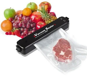 Vacuum Sealer Machine for Food Preservation and Food Storage Saver System with Automatic Sealing Function, Perfect for storing meats, vegetables, and leftovers to extend freshness Vacuum Sealer Machine for Food Preservation and Food Storage Saver System with Automatic Sealing Function, Perfect for storing meats, vegetables, and leftovers to extend freshness