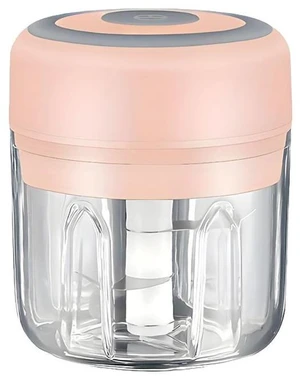 Electric Garlic Chopper, Vegetable Chopper, Food Chopper, USB Mini Garlic Mincer, Onion Chopper, Portable Small Food Processor for Ginger, Chili, Vegetables -Pink Electric Garlic Chopper, Vegetable Chopper, Food Chopper, USB Mini Garlic Mincer, Onion Chopper, Portable Small Food Processor for Ginger, Chili, Vegetables -Pink