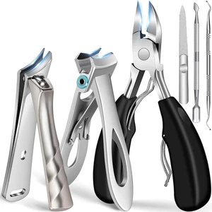 Toenail Clippers Kit for Seniors Thick Toenails, Angled Head Large Toe Nail Clippers for Thick Nails for Men, Heavy Duty Ingrown Toenail Clippers with Wide Jaw, Slanted Nail clippers with Long Handle Toenail Clippers Kit for Seniors Thick Toenails, Angled Head Large Toe Nail Clippers for Thick Nails for Men, Heavy Duty Ingrown Toenail Clippers with Wide Jaw, Slanted Nail clippers with Long Handle
