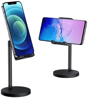 Universal Desk Phone Holder - Adjustable Angle & Height Aluminum Alloy Mount, Cell Phone Stand, Cell Phone Holder With Silicone - Office & Home Use Universal Desk Phone Holder - Adjustable Angle & Height Aluminum Alloy Mount, Cell Phone Stand, Cell Phone Holder With Silicone - Office & Home Use