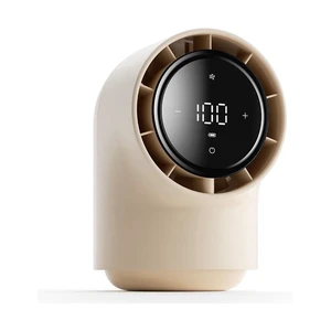 Rechargeable USB Desk Fan, Quiet Table Fan with Turbo Airflow, 100 Speeds, Digital Display, 4000mAh Battery Powered, Small Battery Desktop Fans for Bedroom Home Office, Beige Rechargeable USB Desk Fan, Quiet Table Fan with Turbo Airflow, 100 Speeds, Digital Display, 4000mAh Battery Powered, Small Battery Desktop Fans for Bedroom Home Office, Beige