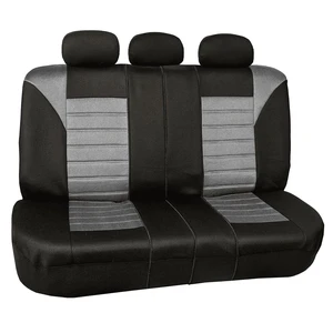 Premium 3D Air Mesh Seat Covers with Removable Headrests - for SUV, Sedan, Van - Rear Gray Premium 3D Air Mesh Seat Covers with Removable Headrests - for SUV, Sedan, Van - Rear Gray