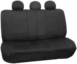Neoprene Waterproof Car Seat Covers - Waterproof Non Slip Durable- SUV Sedan Truck Van - Rear Black Neoprene Waterproof Car Seat Covers - Waterproof Non Slip Durable- SUV Sedan Truck Van - Rear Black