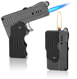 Torch Lighter Switchable Soft / Jet Flame Cigarette Cigar & Pipe Lighter Butane Refillable with Lockable Function for Tobacco, Cool Foldable Llighters Unique Gifts for Men(Butane Not Included) Torch Lighter Switchable Soft / Jet Flame Cigarette Cigar & Pipe Lighter Butane Refillable with Lockable Function for Tobacco, Cool Foldable Llighters Unique Gifts for Men(Butane Not Included)