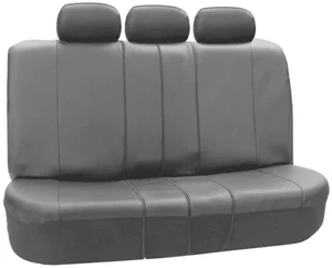 Waterproof PU Leather Car Seat Covers - Only Compatible with Removable Headrests - for Cars, Trucks, and SUV - Rear Gray Waterproof PU Leather Car Seat Covers - Only Compatible with Removable Headrests - for Cars, Trucks, and SUV - Rear Gray