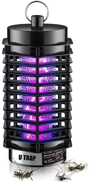 Bug Zapper Indoor, Electric Mosquito Zapper, 4200V High Voltage Insect Catcher for Inside Home, Indoor Trap & Killer for Gnats, Moths, Fruit Fly (Black) Bug Zapper Indoor, Electric Mosquito Zapper, 4200V High Voltage Insect Catcher for Inside Home, Indoor Trap & Killer for Gnats, Moths, Fruit Fly (Black)