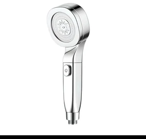 New High Pressure Shower Head Handheld Spray With On Off Switch Chrome Finish US New High Pressure Shower Head Handheld Spray With On Off Switch Chrome Finish US