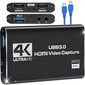 4K Audio Video Capture Card USB 3.0 HDMI Video Capture Device Full HD Recording 4K Audio Video Capture Card USB 3.0 HDMI Video Capture Device Full HD Recording