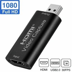 HDMI to USB Video Capture Card 1080P Recorder Phone Game Video Live Streaming HDMI to USB Video Capture Card 1080P Recorder Phone Game Video Live Streaming