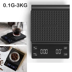 Pour Over Coffee Scale with Timer, Multi-Functional Kitchen Food Scale with Gram & Ounce Units for Slow Drip and French Press Coffee Pour Over Coffee Scale with Timer, Multi-Functional Kitchen Food Scale with Gram & Ounce Units for Slow Drip and French Press Coffee