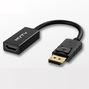 DP Display port Male to HDMI Adapter Cable Converter for PC Laptop Desktop, Ideal for High-Resolution Audio/Video Streaming Black DP Display port Male to HDMI Adapter Cable Converter for PC Laptop Desktop, Ideal for High-Resolution Audio/Video Streaming Black