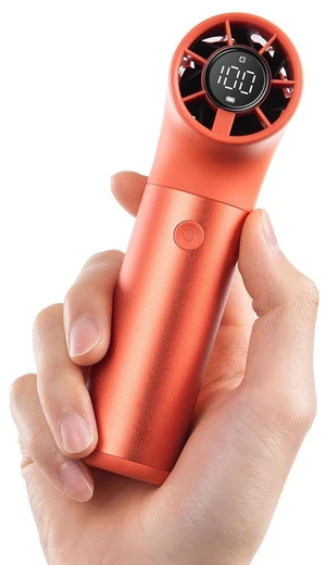 Portable Handheld Fan, 7 Speeds Aluminum Case Mini Fan, Powerful Turbo 19000 RPM High Speed Aero Ultra, 15H Max Cooling Time, Pocket Rechargeable Personal Small Travel GIfts Orange Portable Handheld Fan, 7 Speeds Aluminum Case Mini Fan, Powerful Turbo 19000 RPM High Speed Aero Ultra, 15H Max Cooling Time, Pocket Rechargeable Personal Small Travel GIfts Orange