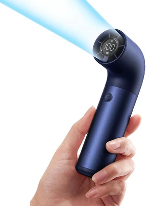 Portable Aluminum Case Handheld Fan, Powerful Turbo Air Tube Fan, 6 Speeds 19000 RPM High Speed Aero Pro, 15H Max Cooling Time, Mini Pocket Design, for Travel Beach Outdoor Activities Blue Portable Aluminum Case Handheld Fan, Powerful Turbo Air Tube Fan, 6 Speeds 19000 RPM High Speed Aero Pro, 15H Max Cooling Time, Mini Pocket Design, for Travel Beach Outdoor Activities Blue