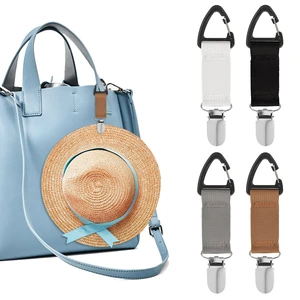 4Pcs Travel Hat Clip Elastic Hat Holder for Purse Hands-Free | Bag Accessory for Traveling Bags Backpacks Purses Luggage Outdoor Travel Accessory 4Pcs Travel Hat Clip Elastic Hat Holder for Purse Hands-Free | Bag Accessory for Traveling Bags Backpacks Purses Luggage Outdoor Travel Accessory