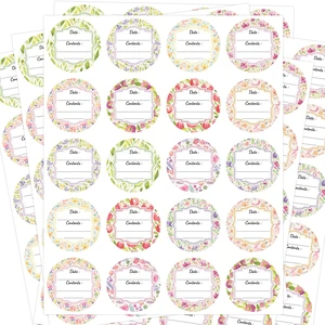 300 Waterproof Canning Labels for Jars Lids Canning Supplies | Food Labels, Round, for Food Container Spice Canister, Food Storage, 2 Inch, Watercolor 300 Waterproof Canning Labels for Jars Lids Canning Supplies | Food Labels, Round, for Food Container Spice Canister, Food Storage, 2 Inch, Watercolor