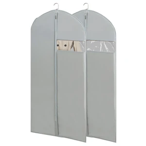 Garment Bags for Travel, 50'' Garment Bags for Hanging Clothes, Suit bag (Set of 2, 23.3'' X 50'') Garment Bags for Travel, 50'' Garment Bags for Hanging Clothes, Suit bag (Set of 2, 23.3'' X 50'')