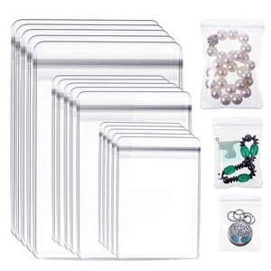 120 Pieces 120 Pcs Clear Plastic Jewelry Bags, 3 Sizes, Clear | Mini Waterproof Pouches for Rings Earrings, Zipper Design, Reusable, Ideal for Small Crafts Storage Organizer 120 Pieces 120 Pcs Clear Plastic Jewelry Bags, 3 Sizes, Clear | Mini Waterproof Pouches for Rings Earrings, Zipper Design, Reusable, Ideal for Small Crafts Storage Organizer
