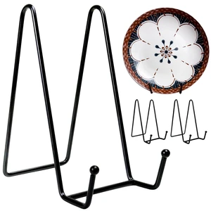 3PCS Premium Black Iron Plate Stands for Display 6 Inch, Decorative Metal Plate Holders for Displaying, Mini Easel Stand, Frame, Book, Card, Photo Easel, Picture Stands for Display 3PCS Premium Black Iron Plate Stands for Display 6 Inch, Decorative Metal Plate Holders for Displaying, Mini Easel Stand, Frame, Book, Card, Photo Easel, Picture Stands for Display