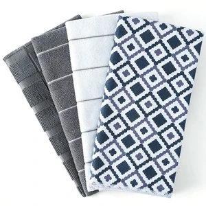 Dish Towels - Soft, Super Absorbent and Lint Free Kitchen Towels - Dish Towels for Drying Dishes - Decoration for Kitchen and Home - 4Pack, 26 x 16 Inch Dish Towels - Soft, Super Absorbent and Lint Free Kitchen Towels - Dish Towels for Drying Dishes - Decoration for Kitchen and Home - 4Pack, 26 x 16 Inch