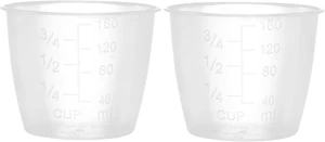 2Pcs Plastic Transparent Rice Measuring Cups 160ml 3/4 cup Thicken Rice Cooker Measuring Cup Double Scale Rice and Dry Material Kitchen Supplies for Cooking,Dog Cat Food Measuring 2Pcs Plastic Transparent Rice Measuring Cups 160ml 3/4 cup Thicken Rice Cooker Measuring Cup Double Scale Rice and Dry Material Kitchen Supplies for Cooking,Dog Cat Food Measuring