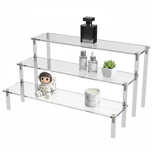 Acrylic Perfume Organizer Stand 3-Tier Clear Display for Vanity & Home | 4mm Thick Acrylic, Crystal-Clear Display, For Cologne, Cosmetics, Skincare, Jewelry, Dessert, Retail Displays & Home Decor Acrylic Perfume Organizer Stand 3-Tier Clear Display for Vanity & Home | 4mm Thick Acrylic, Crystal-Clear Display, For Cologne, Cosmetics, Skincare, Jewelry, Dessert, Retail Displays & Home Decor