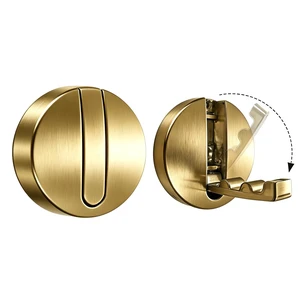 Foldable Shower Towel Coat Hooks 2PCS, Heavy Duty Metal Wall Hooks | Multi Purpose Wall Mounted Hanging Hooks for Bathroom Entryway, Brushed Gold Foldable Shower Towel Coat Hooks 2PCS, Heavy Duty Metal Wall Hooks | Multi Purpose Wall Mounted Hanging Hooks for Bathroom Entryway, Brushed Gold