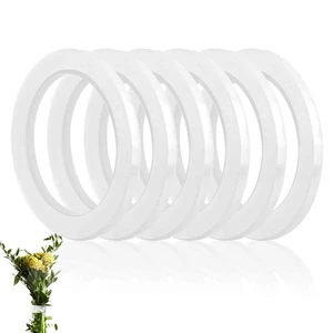 Clear Floral Tape, 6 Rolls 1/4" Wide 54 Yd Thin Flower Tapes | Waterproof Floral Tape for Fresh Flowers Floral-Arrangements Supplies for Bouquets, Vase, Binding Fresh Flower, DIY Crafts Clear Floral Tape, 6 Rolls 1/4" Wide 54 Yd Thin Flower Tapes | Waterproof Floral Tape for Fresh Flowers Floral-Arrangements Supplies for Bouquets, Vase, Binding Fresh Flower, DIY Crafts