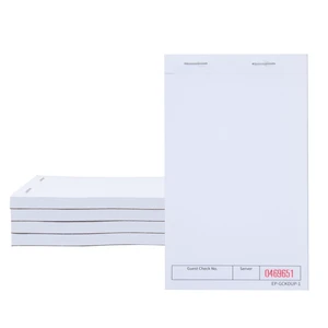 Guest Checks Pads (5 Pads), total 250 Blank Waiter Pad | Blank Waiter Pad, Server Order Pads,250 sheets in total,3.5" x 6.75" in size. Guest Checks Pads (5 Pads), total 250 Blank Waiter Pad | Blank Waiter Pad, Server Order Pads,250 sheets in total,3.5" x 6.75" in size.
